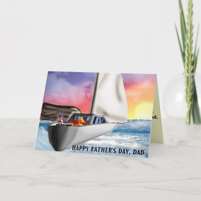 HAPPY FATHER'S DAY, DAD From your son Card (Front)