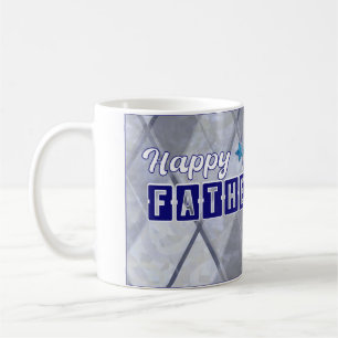 Happy Fathers Day Dad White Coffee Mug