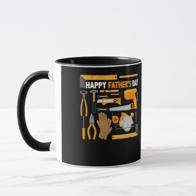Happy Father's Day Dad who can fix everything Mug (Left)