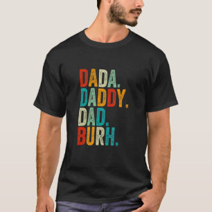 Happy Father's Day Dada Daddy Dad Bruh Vintage T-Shirt