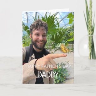 Happy Father's Day Daddy Custom Photo Card