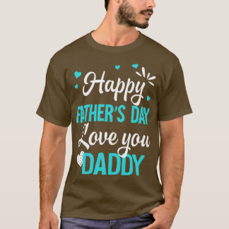 Happy Fathers Day Daddy For Dad Kids Youth 1 T-Shirt