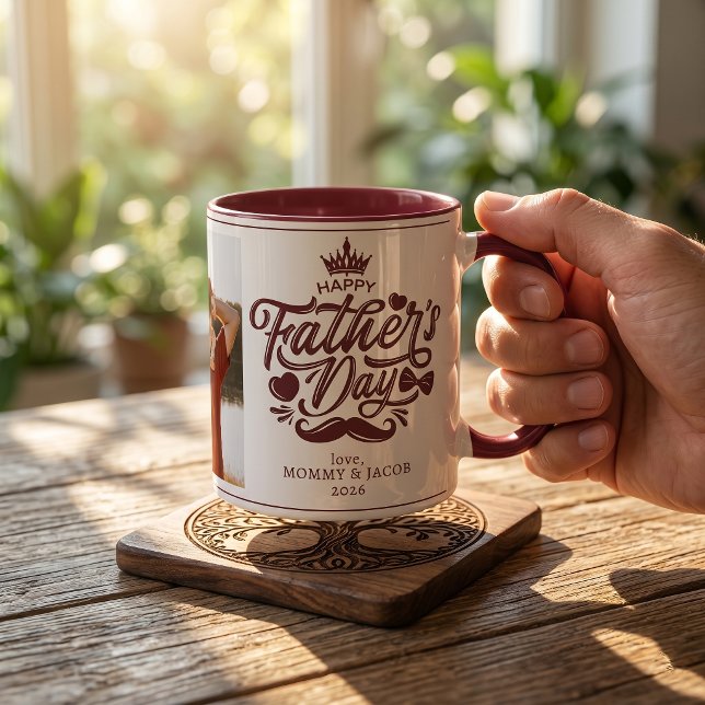 Happy Father's Day | Daddy Photo Coffee Mug (Creator Uploaded)