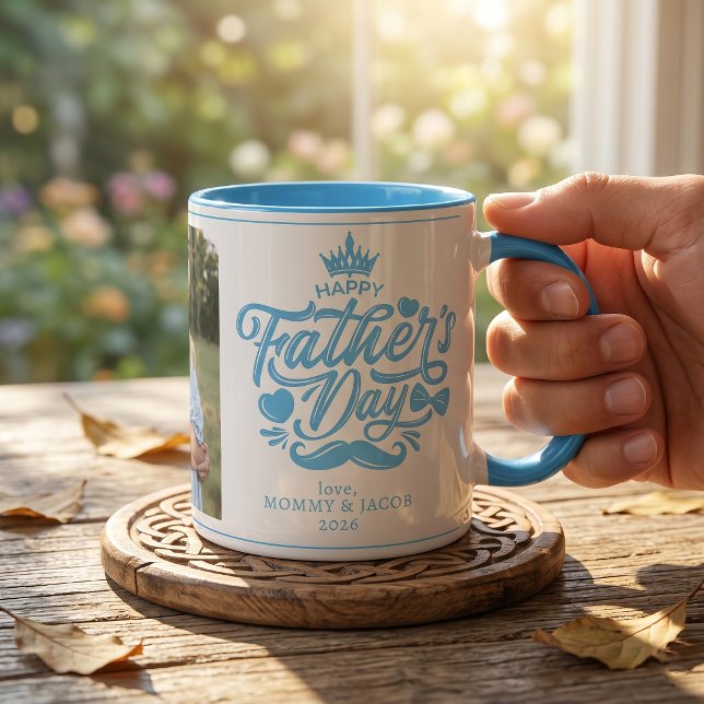 Happy Father's Day | Daddy Photo Coffee Mug (Creator Uploaded)