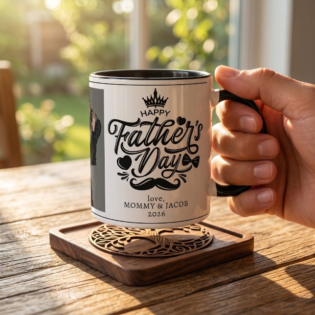 Happy Father's Day | Daddy Photo Coffee Mug (Creator Uploaded)