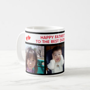 Happy Father's Day Daddy - Three Photo Mug