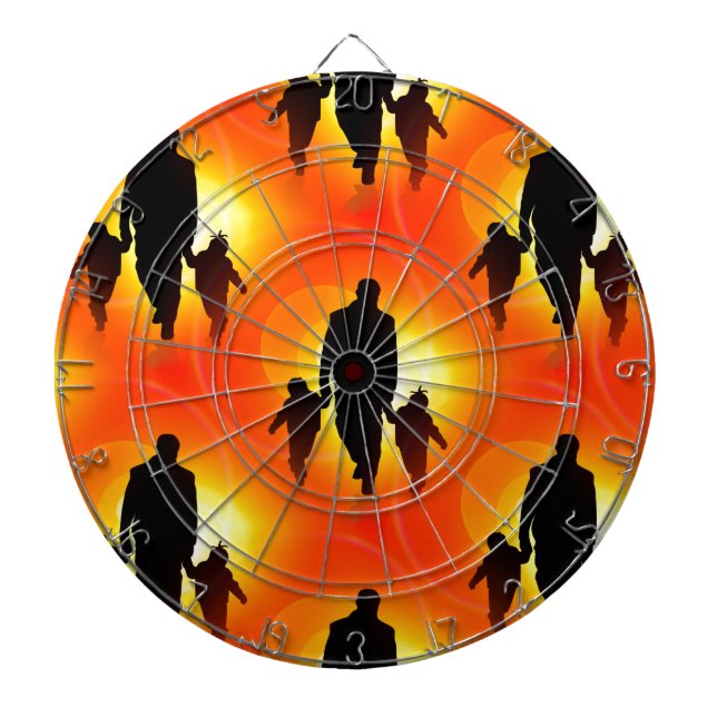 happy fathers day dartboard (Front)
