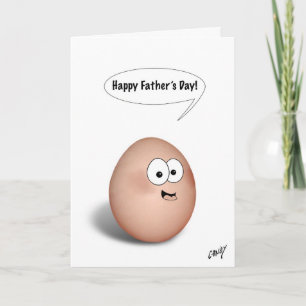 Happy Father's Day! Egg card. Card