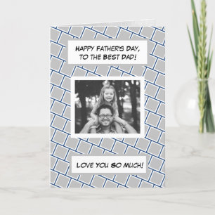 Happy Father's Day, Family Photo Card