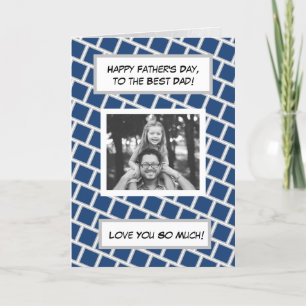 Happy Father's Day, Family Photo  Card