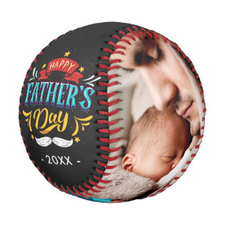 Happy Father's Day Family Photos - Black Baseball