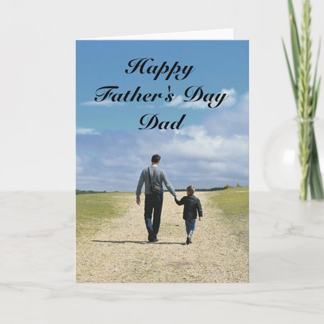 Happy Father's Day Father and Son Card (Front)