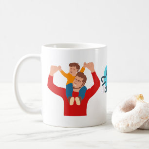 Happy Fathers Day Father and Son Coffee Mug