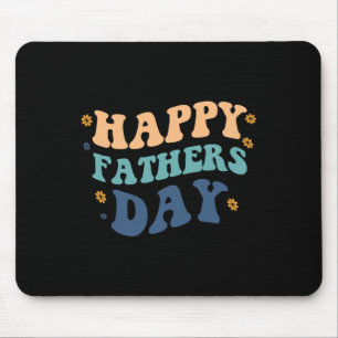 Happy Fathers Day Father's Day From Son Daughter Mouse Mat