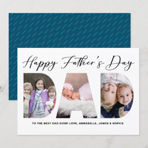 Happy Father's Day   Father's Day Photo Holiday Card