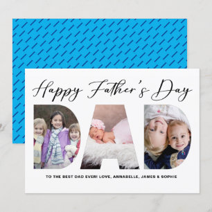 Happy Father's Day Father's Day Photo Holiday Card
