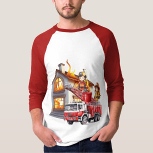 Happy Father's Day Fire Fighter T-Shirt