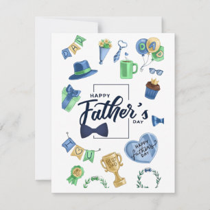 Happy Father's Day  Flat Note Card