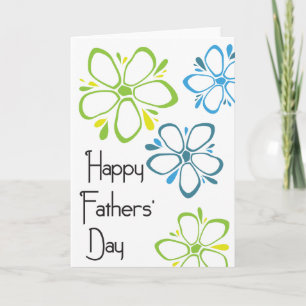 Happy Fathers' Day - Flowers Card