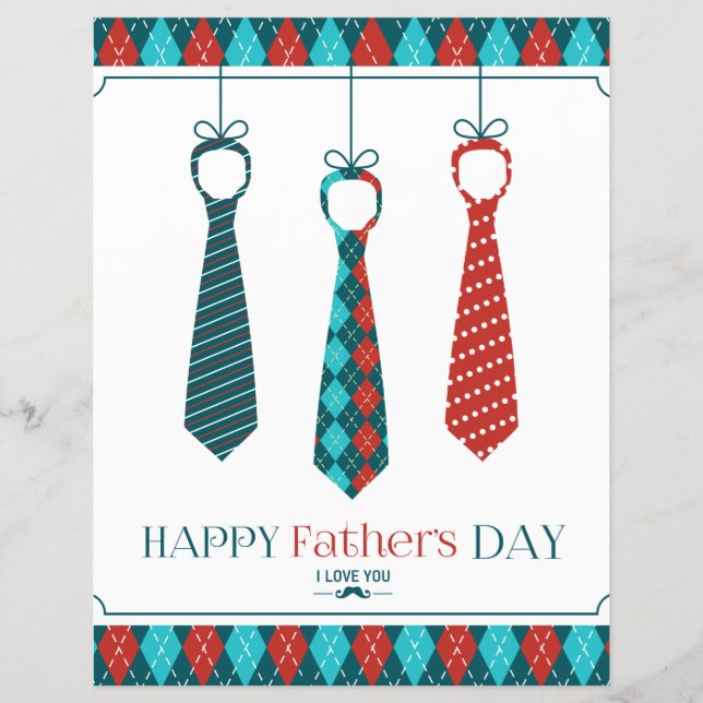 Happy Father's Day Flyer (Front)