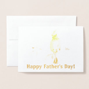 Happy Father's Day Foil Card