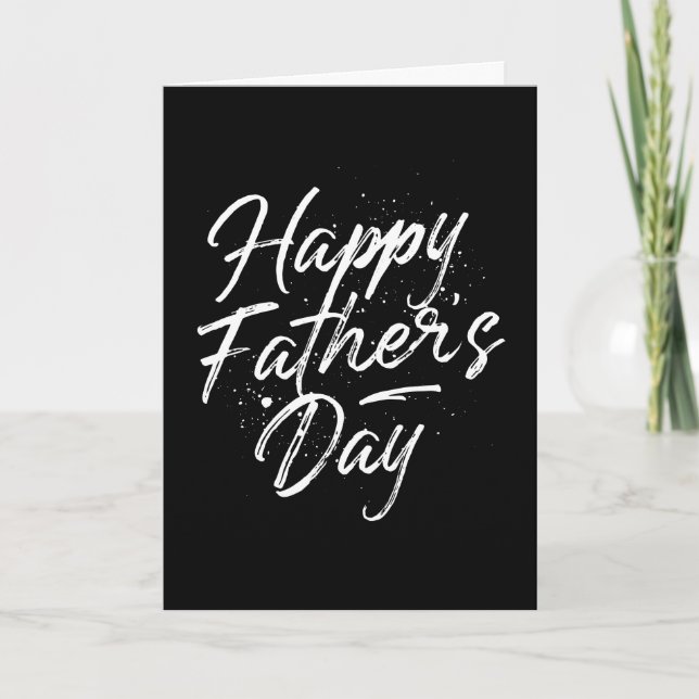 Happy Father's Day / Folded Greeting Card (Front)