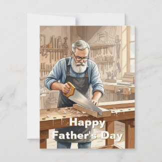 Happy Father's Day - For the Carpenter Card