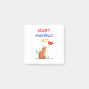 Happy Father's Day Foxes Dad Daddy Gift Fox Father Post-it Notes
