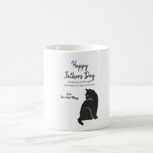 Happy Father's Day From Cat Coffee Mug
