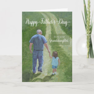 Happy Father's Day from Granddaughter Card