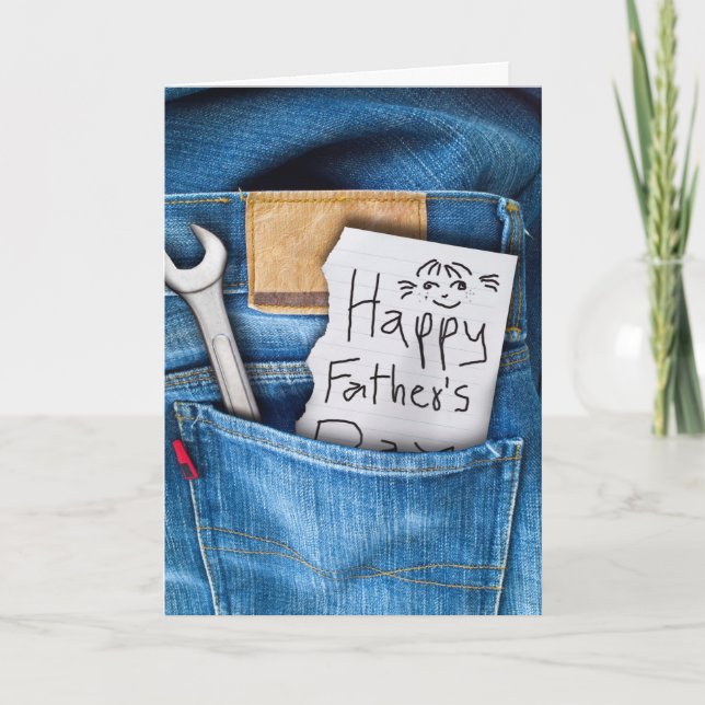 Happy Father's Day from kids Greeting Card (Front)