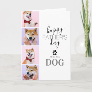 Happy Father's Day From The Dog Card
