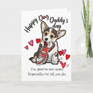 Happy Father's Day from your Corgi Dog Card