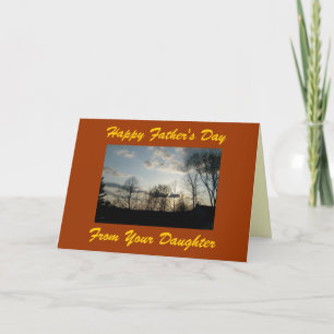 Happy Father's Day, From Your Daughter Card