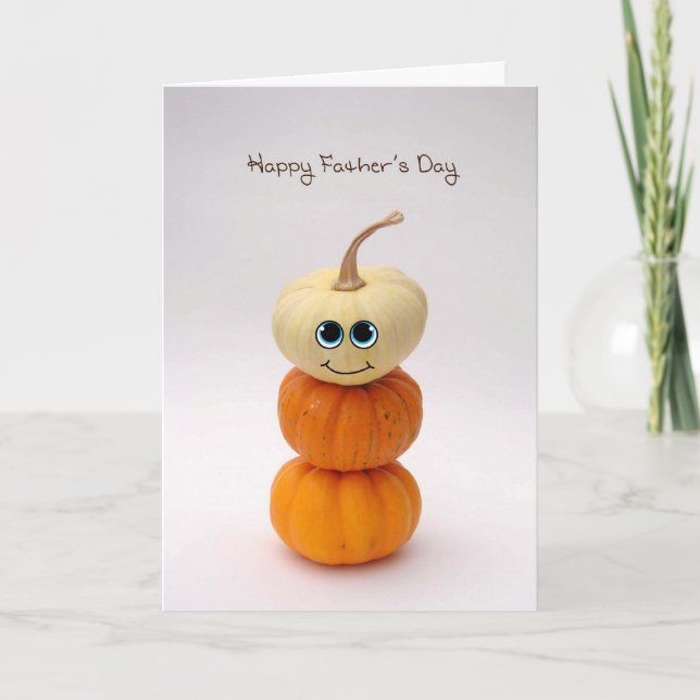 Happy Father's Day From Your Little Pumpkin Card (Front)