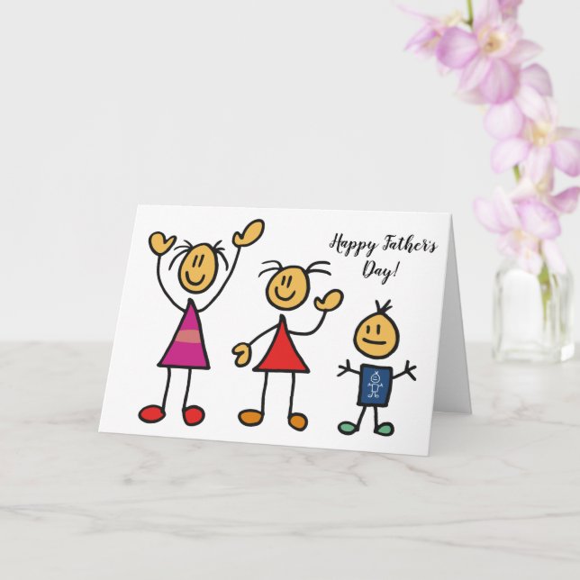 Happy Father's Day Funny Card (Orchid)