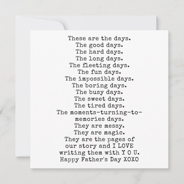 Happy Father's Day Gift Card (Front)