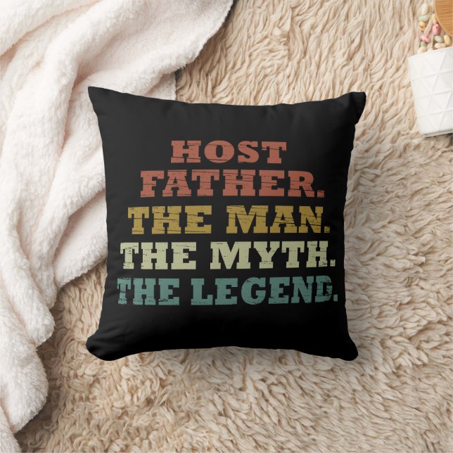 Happy fathers day gift ideas best host dad cushion (Blanket)