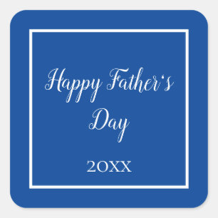 Happy Father's Day Gift Square Sticker