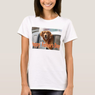 Happy Father's Day Golden Retriever Tee