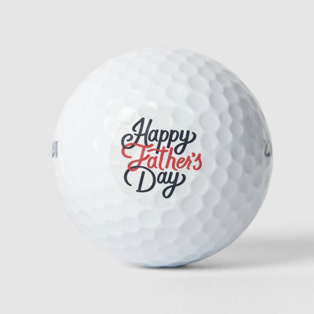 Happy Father's Day Golf Balls (Front)