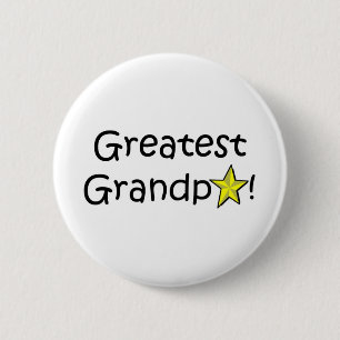 Happy Father's Day, Grandpa! 6 Cm Round Badge