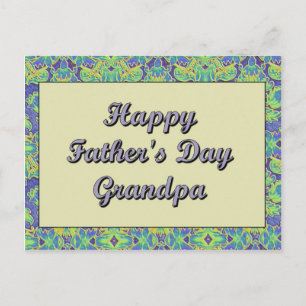 Happy Father's Day Grandpa Postcard