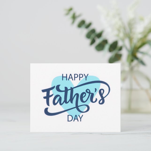 Happy Father's Day Greeting Card (Standing Front)
