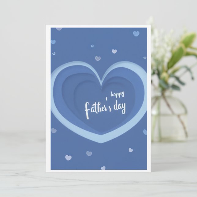 Happy Father's Day Greeting Card (Standing Front)