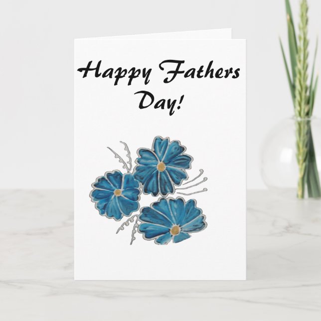 Happy Fathers day greeting card (Front)