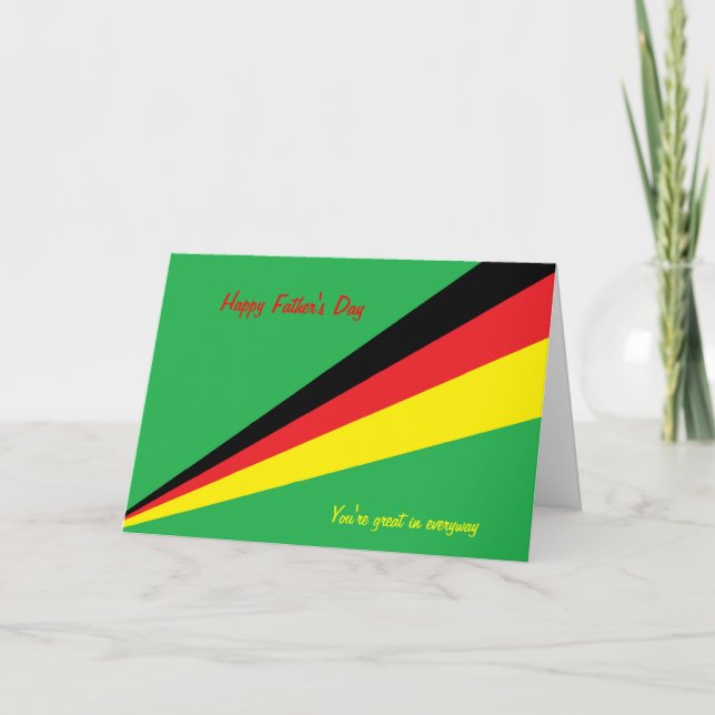 Happy father's day greeting cards-great card (Front)