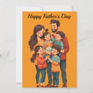 Happy Father's Day Greeting  Holiday Card