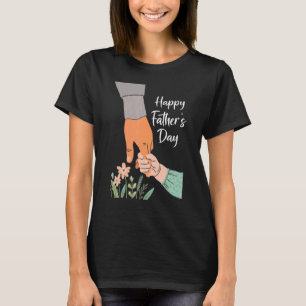 Happy Father's Day Hand Shaking Family Matching Ou T-Shirt