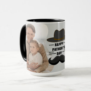 HAPPY FATHER'S DAY HAT FUN LOVING DESIGN MUG